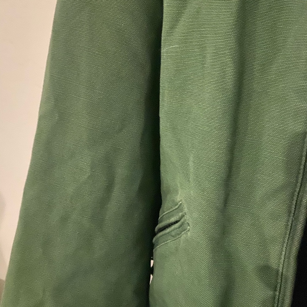 J Crew Mens Green coat with coudoroy collar sXL - Picture 3 of 5